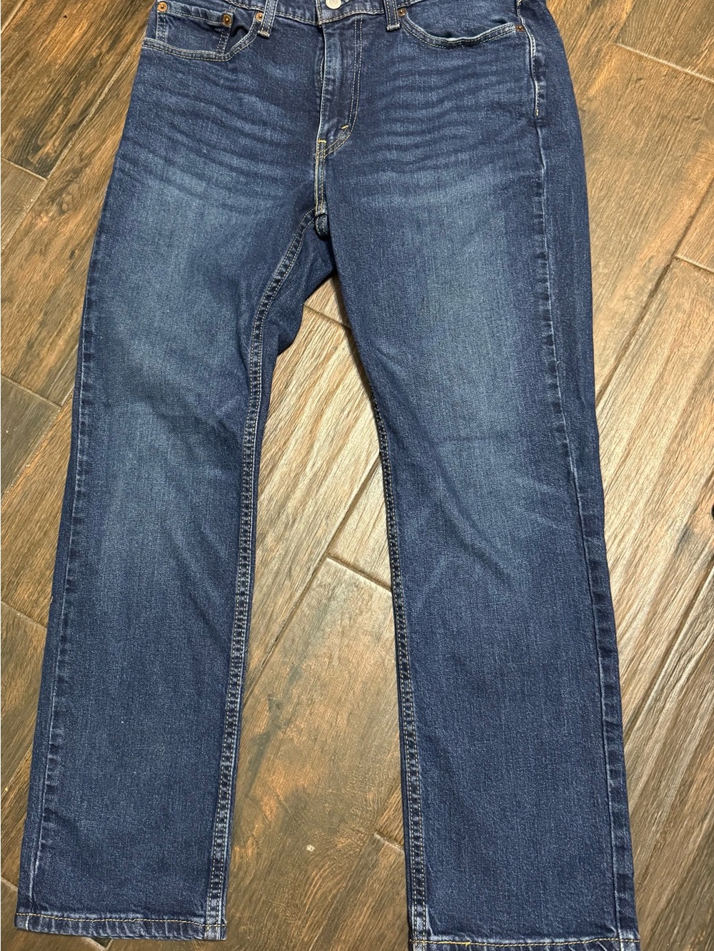 Levi's Men's Straight Jeans in Deep Indigo